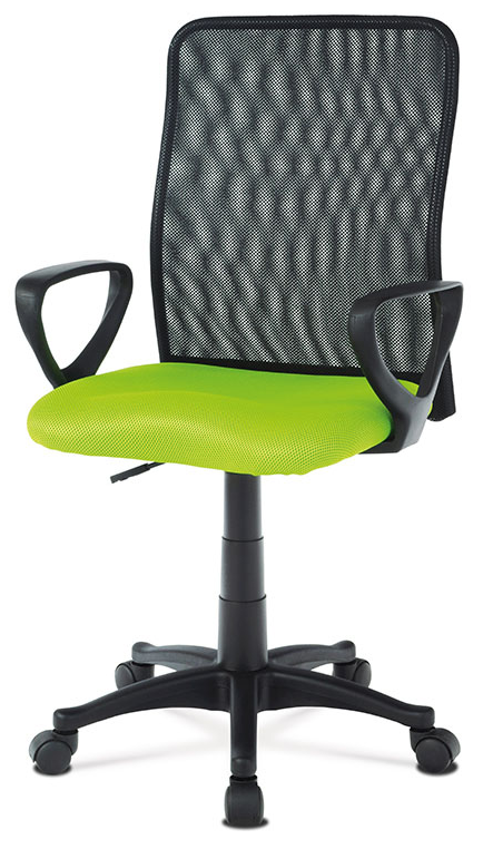 Kancelářská židle na kolečkách Autronic KA-B047 GRN – černá/zelená