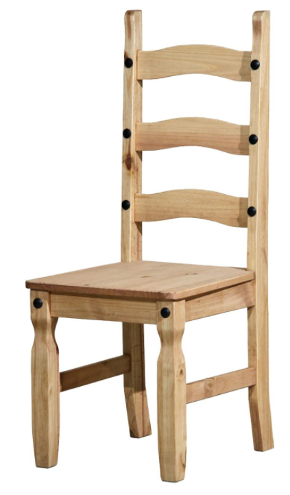 Jídelní dřevěná židle CORONA — masiv borovice