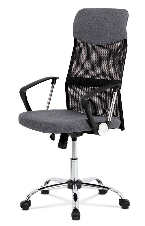 Kancelářská otočná židle POND na kolečkách — chrom