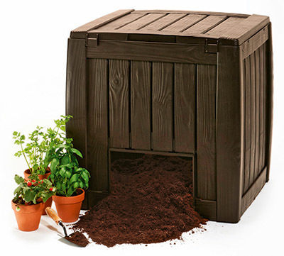 Zahradní kompostér DEKO 340L - plast