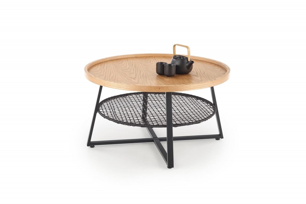 Konferenční stolek FLORENCE –⁠ kov/dřevo